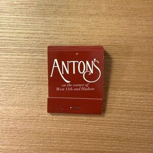 Anton's matchbook